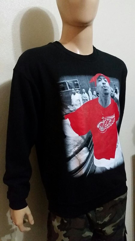 Black CREWNECK SWEATSHIRT NWA HIP HOP 